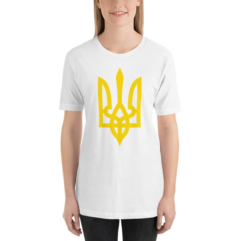 Yellow Tryzub - Adult TShirt - Saint Javelin