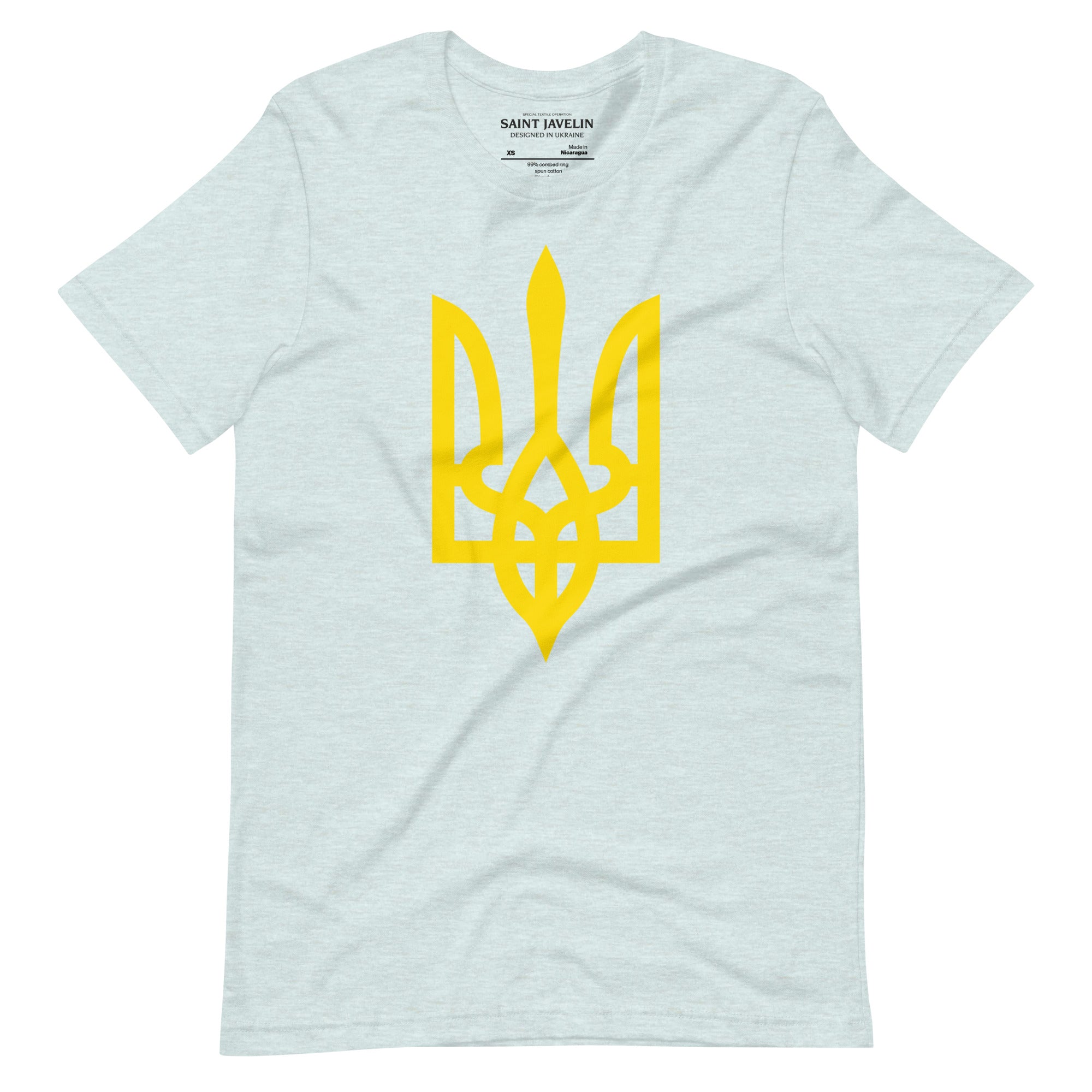Yellow Tryzub - Adult TShirt - Saint Javelin
