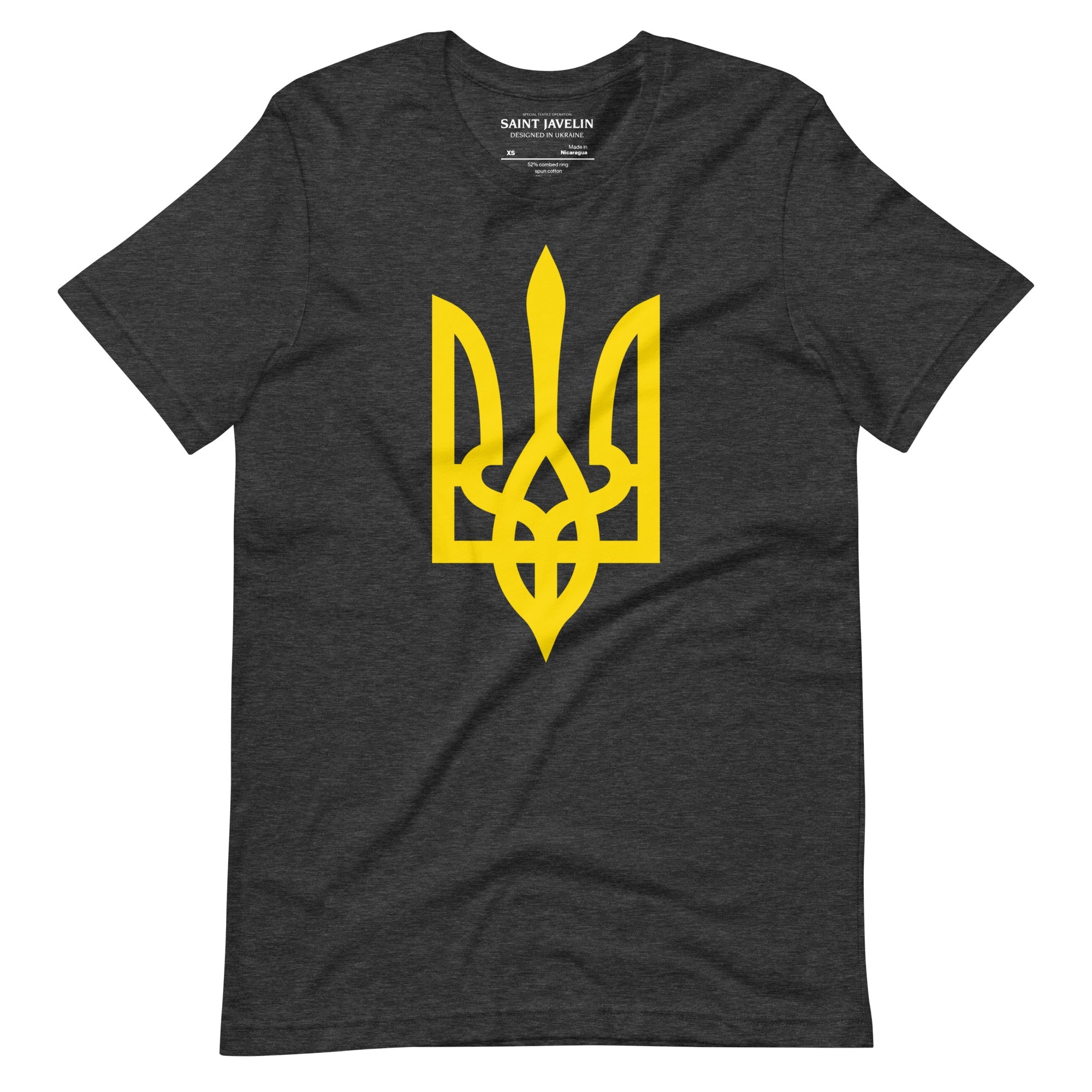 Yellow Tryzub - Adult TShirt - Saint Javelin
