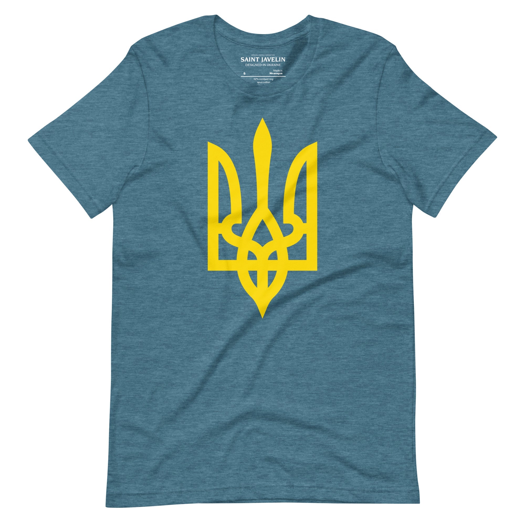 Yellow Tryzub - Adult TShirt - Saint Javelin