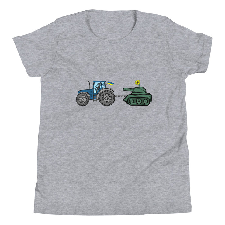 A Ukrainian Farmer Finds a Russian Tank - Youth / Teen TShirt