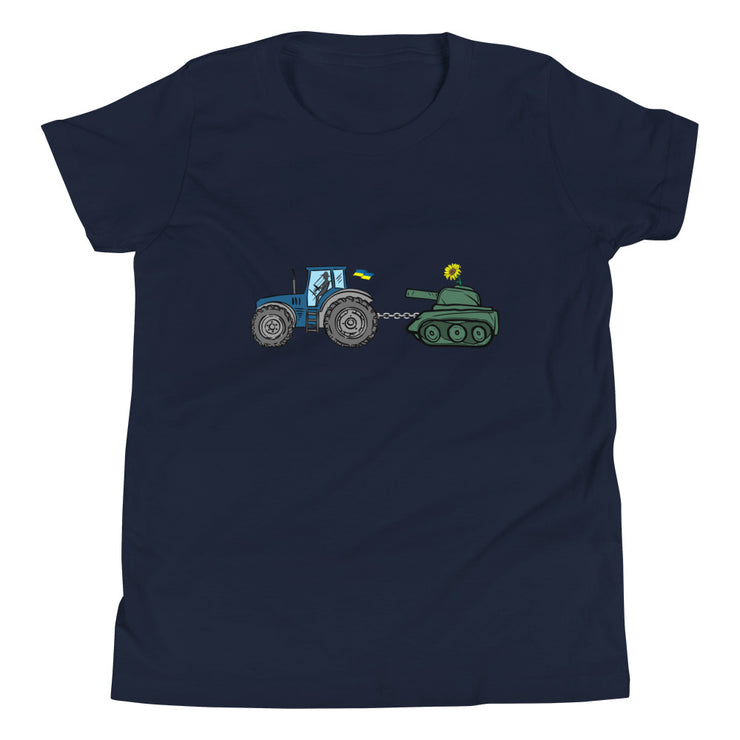 A Ukrainian Farmer Finds a Russian Tank - Youth / Teen TShirt