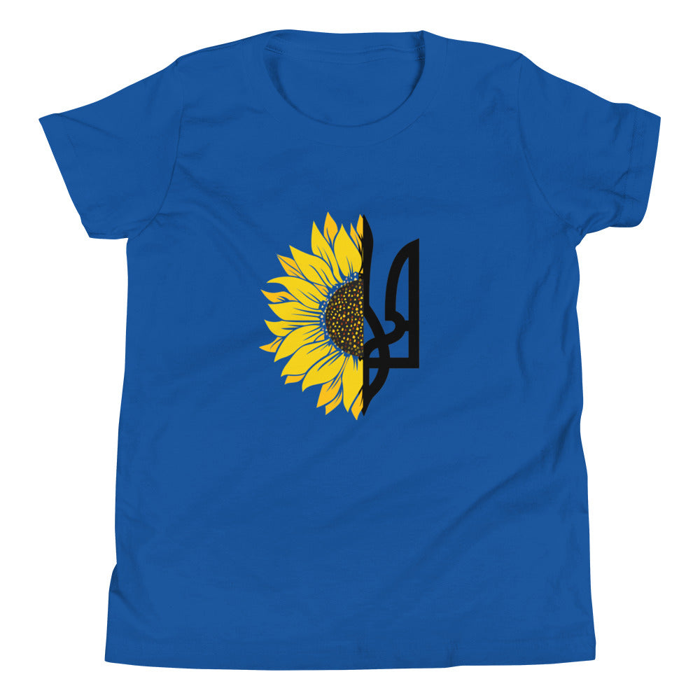 Sunflower and Tryzub - Youth Unisex TShirt