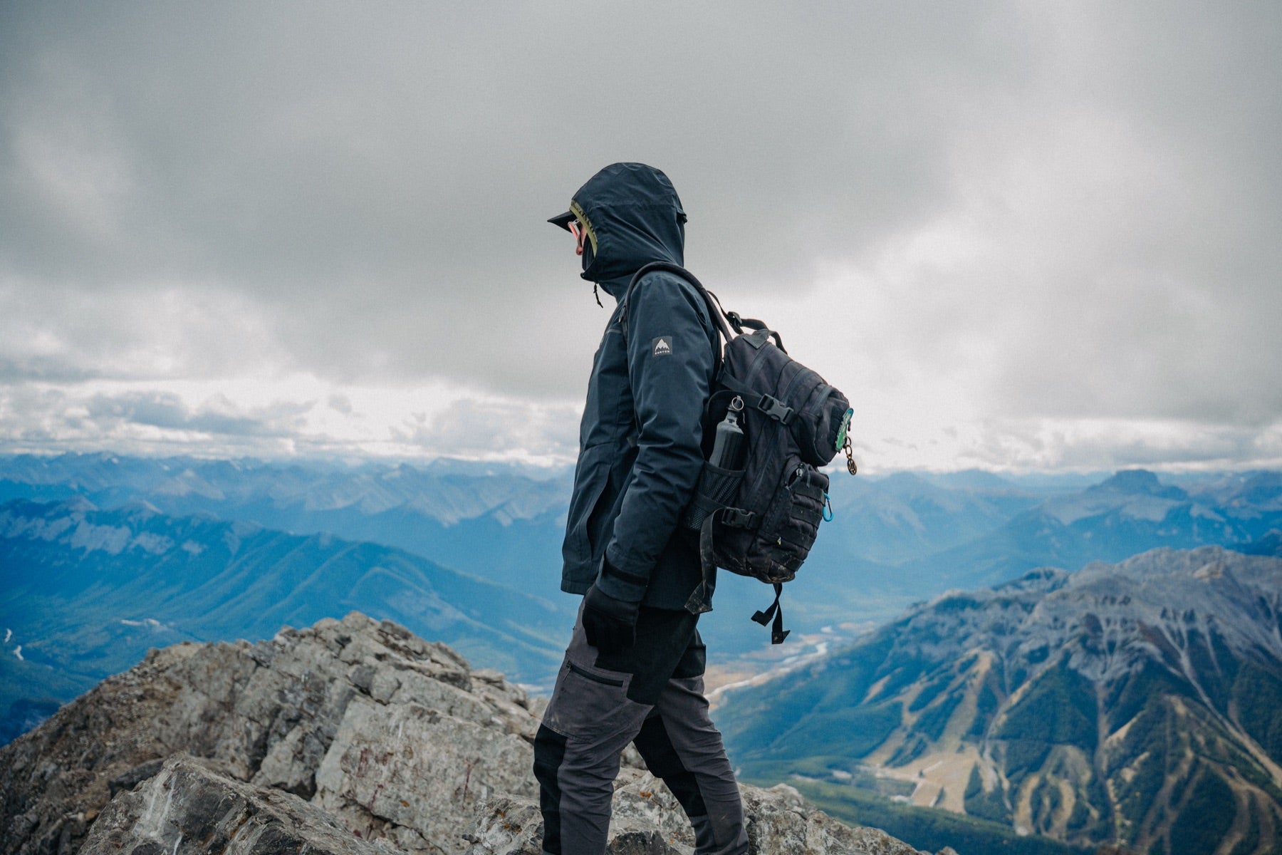 EDC Mission Backpack at the Banff summit